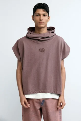 Huvtröja T-shirt med logotyp