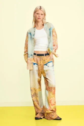 Hybridskjorta i denim