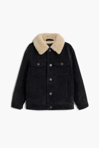 Jackor med sherpakrage