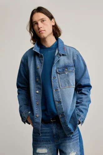 Jeansjackor med lappar
