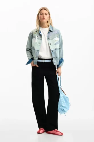 Jeansjackor med lappar