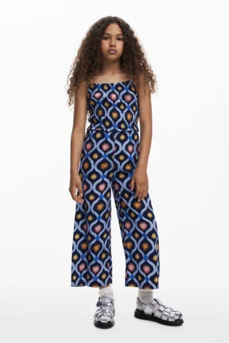 Jumpsuit med rynkad midja