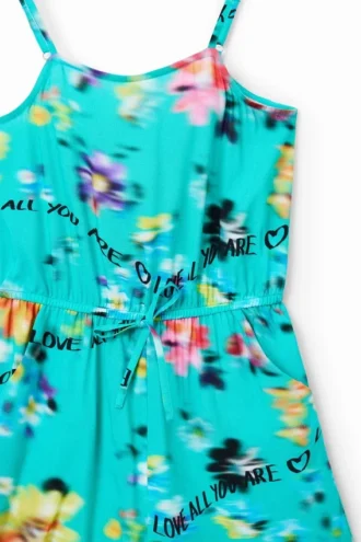 Kort playsuit med remmar