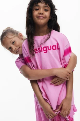 Kortärmad T-shirt med logotyp