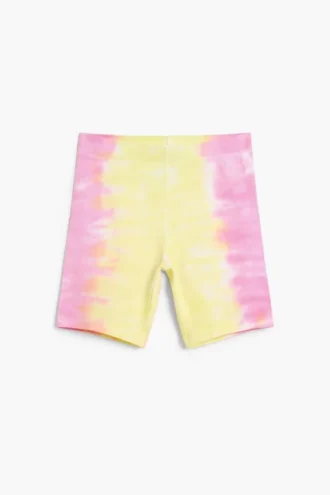 Leggings med tie-dye-mönster