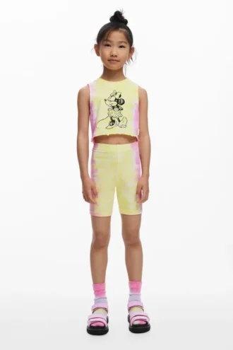 Leggings med tie-dye-mönster