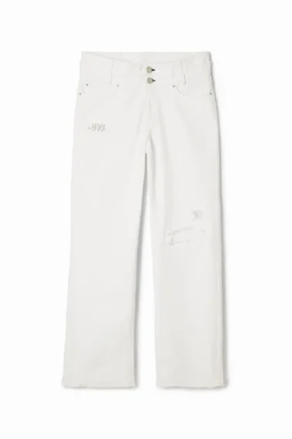 Långa jeansbyxor