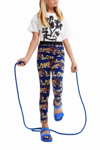 Love Flower-Leggings