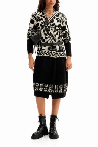 M. Christian Lacroix Oversize lång kofta