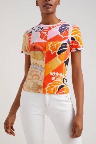 M. Christian Lacroix ribbad T-shirt