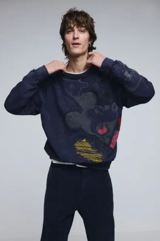 Mickey Mouse™-Sweatshirt i tie-dye-stil