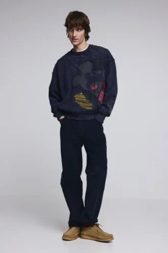 Mickey Mouse™-Sweatshirt i tie-dye-stil