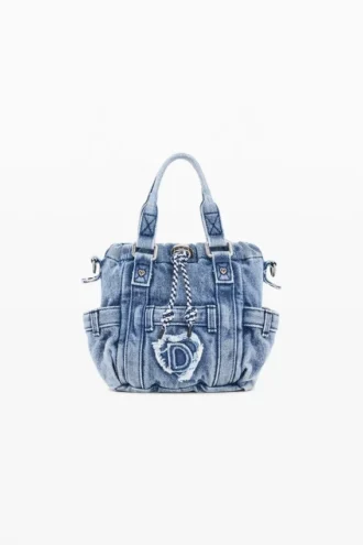 Mini-crossbodyväska i denim