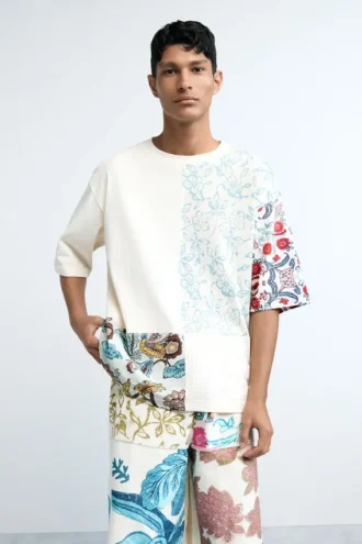 Patchwork-T-shirt