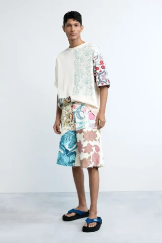 Patchwork-T-shirt