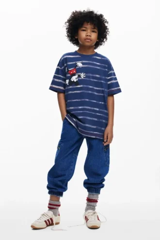 Randig Mickey Mouse™-T-shirt