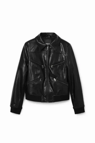 Retro-bikerjackor
