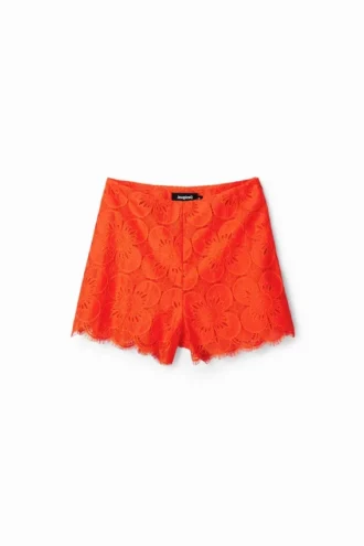 Retro-shorts i spets