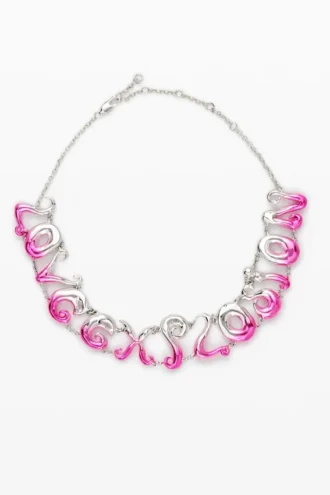 Rosa Love Explosion-Halsband