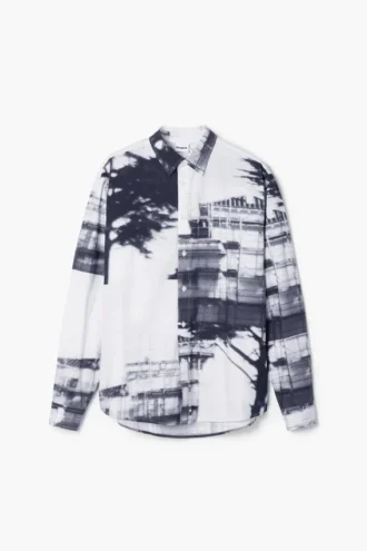 Skjorta med urban print