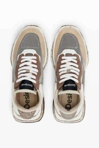 Sneakers med löparmotiv