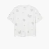 T-shirt med fjärilsmotiv